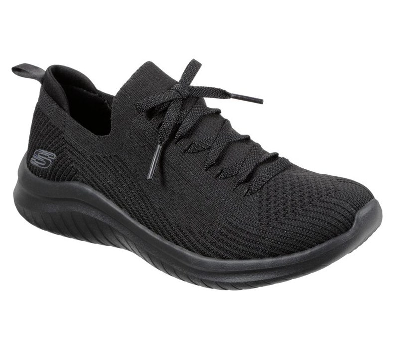 Skechers Dam Svarta Slip On - Ultra Flex 2.0 - Flash Illusion - Sverige (IDYHB-8691)